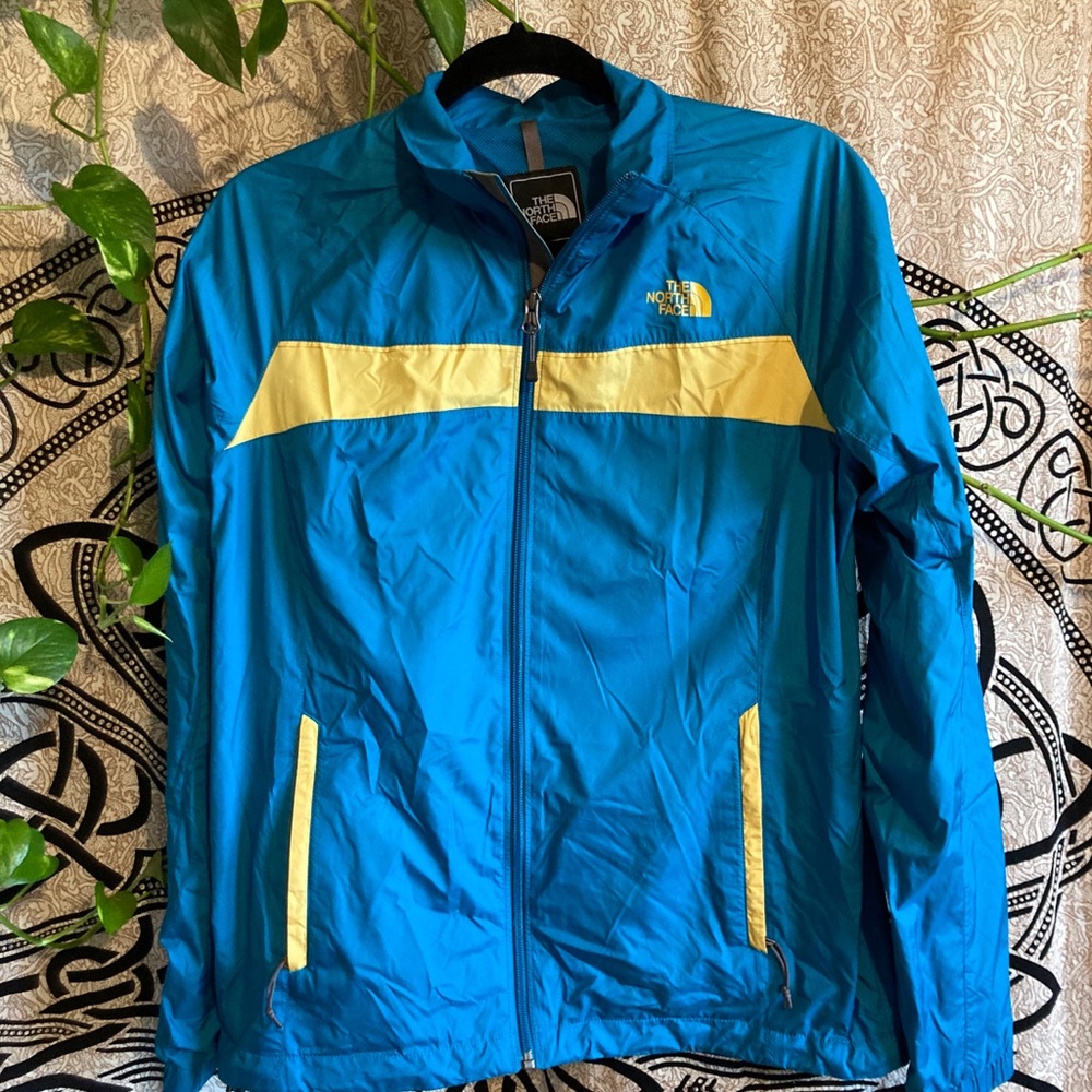 Blue North Face Jacket Size M